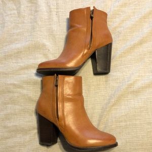 Tan Urban Outfitters Booties